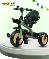 Miss & Chief Pixi Baby Tricycle Sturdy and Safe for Kids with storage baskets (Ages 2-5yrs) Tricycle (Multicolor)
