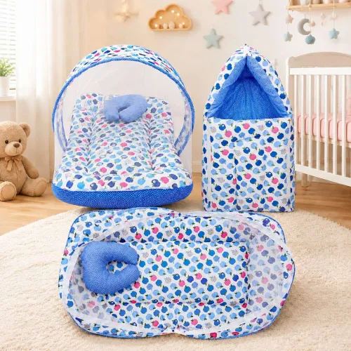 Image of Miss Chief Polycotton Baby Bed