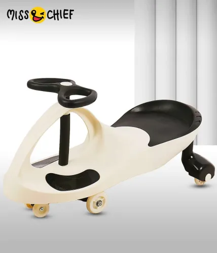 Image of Miss & Chief Rideons & Wagons Non Battery Operated Ride On (White)