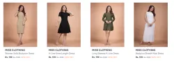 Miss Clothing Womens Dresses at minimum 90% discount