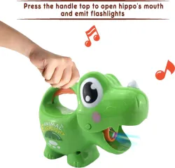 Miss & Chief Animal Flashlight With Sound & Music (Green)