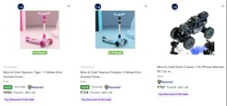 MissChiefKidsBatteryOperatedRide-onCar at up to 79% Discount