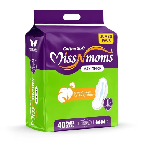 Image of MISS N MOMS 40 Sanitary Pads – XXXL Size,