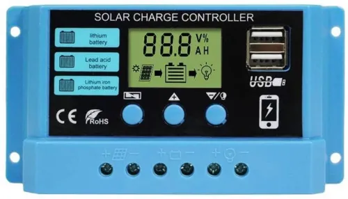 Image of Mitchell 20 Ampere PWM Solar Charge Controller