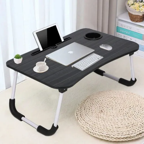 Image of MITHILA Foldable Multipurpose Wood Portable Laptop Table