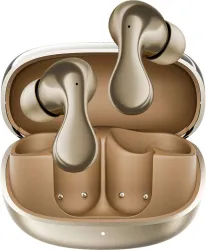 Mivi AI-Buds (Breakthrough Launch), Worlds 1st Human-like AI, Android Only Bluetooth Headset (Champagne, In the Ear)