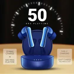 Mivi DuoPods A850 AI-ENC TWS with HDCalls Technology,13mm Rich Bass Drivers,50Hrs Playtime