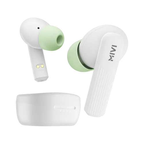 Image of Mivi DuoPods D3 TWS True Wireless Earbuds (Lime White)