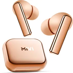 Mivi DuoPods i3 TWS – 45H Playtime, AI ENC, BT 5.3 (Coral)