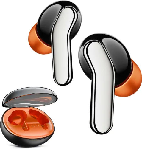 Image of Mivi Duopods I6, 55Hrs PT, HD Call, Fast Charging, 3D Sound, 9EQ Modes App Supp, IPX4 Bluetooth Headset (Black, True Wir