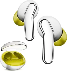 Mivi Duopods I6, 55Hrs PT, HD Call, Fast Charging, 3D Sound, 9EQ Modes App Supp, IPX4 Bluetooth Headset (Grey, True Wireless)
