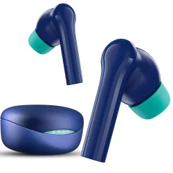 Mivi DuoPods Maxx TWS [New Launch], 13mm Bass Drivers, 50 Hrs Playtime, HD Call Clarity with AI-ENC, Gaming Mode, BT v5.