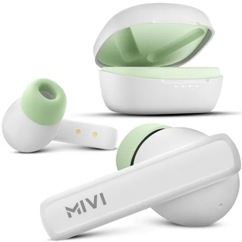 Image of Mivi DuoPods Sync in Ear Earbuds | 60H Playtime Bluetooth Earphones Wireless | Earbuds ENC for Clear Calls | 13mm Driver
