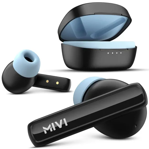 Image of Mivi DuoPods Sync Earbuds [New Launch], 60 Hours Playtime,