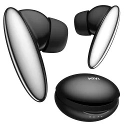 Mivi DuoPods Vibe Earbuds [New Launch], 60 Hours Playtime, AI-ENC for HD Calls, 13mm Drivers, IPX 4.0, BT v5.3, Made in 