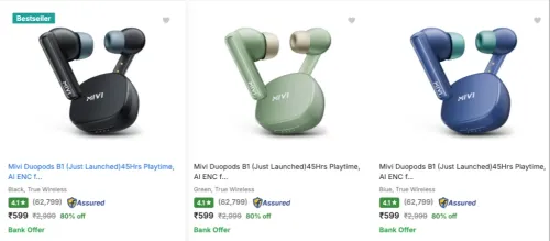 Image of Mivi Earbuds Starting @ ₹599