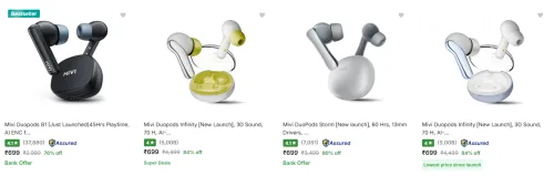 Image of Mivi Earbuds upto 84% Discount
