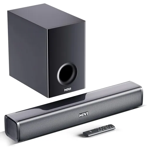 Image of Mivi Fort H120 120W Home Theatre Sound Bar for TV