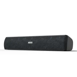 Mivi Fort S16 Soundbar with 16W Powerful Audio, 2.0 Channel Surround Sound, Dual in-Built Speakers, Multiple Connectivit