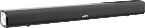Image of Mivi Fort S60 with 2 inBuilt Subwoofers, 3EQ Modes, Remote Ctrl 60 W Bluetooth Soundbar (Black, 2.2 Channel)