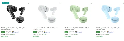 Image of Mivi Mivi Duopods starting @ ₹599