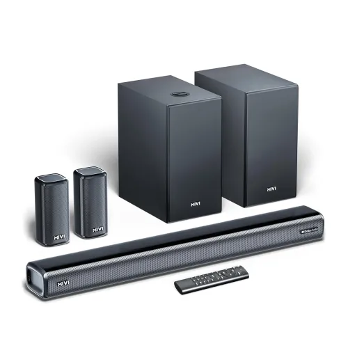 Image of Mivi Nex 900 Dolby Audio Soundbar (New Launch)| 900W Signature Sound | 5.2 Channel Home Theatre System 