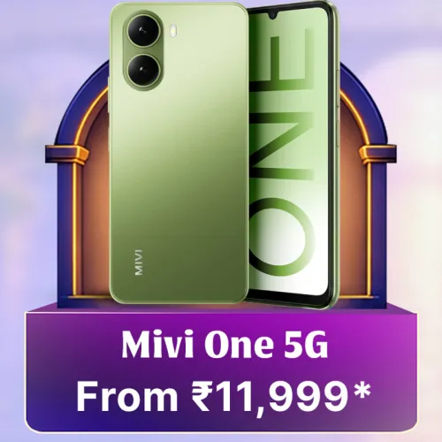 Image of Mivi One 5G (128 GB) (4 GB RAM) @ ₹11,999 on Flipkart’s Big Billion Days Sale