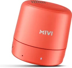 Mivi Play Bass Boosted Portable Speaker (Orange)