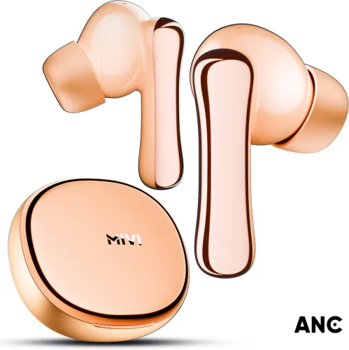 Image of Mivi Superpods Halo, 60Hrs PT, Spatial Audio, 35db ANC, Equalizer App Supp, Fast Chg. Bluetooth Headset