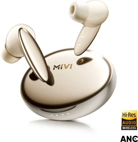 Image of Mivi Superpods Opera ANC, 60Hrs PT, Spatial Audio, 35dbANC , Hi-Res & LDAC,Fast Chg. Bluetooth  (Magnetic Brown, True Wi