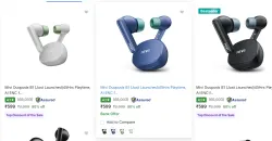 Mivi True Wireless Minimum 80% Off
