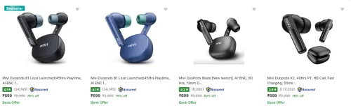 Image of Mivi True Wireless Earbuds upto 82% Discount