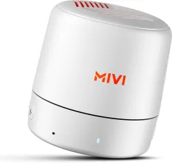 Mivi Play Portable Bluetooth Speaker – 12H Playback, White