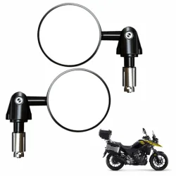 Miwings Aluminium Alloy Motorcycle Mirrors, Po2