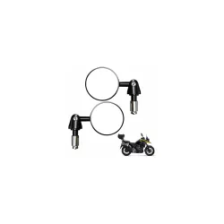Miwings Motorcycle Bar End Mirrors * Set of 2