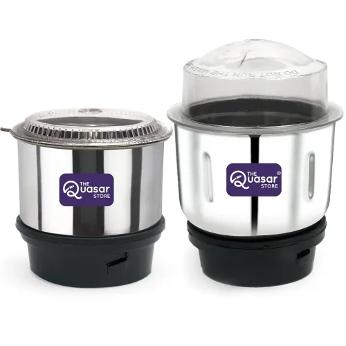 Image of Mixer Grinder Jar Set 250ml 400ml Stainless Steel