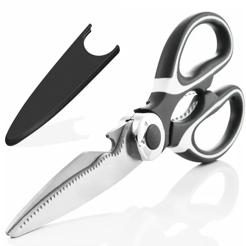 Image of MIXOSA Multi-Purpose Stainless Steel Kitchen Scissors (Black)