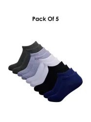 MJE Men Pack Of 5 Ankle Length Socks