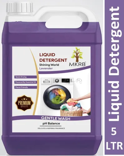 Image of MKRB top load and front load liquid detergent, machine, Wash Detergent . Lavender Liquid Detergent (5000 ml)