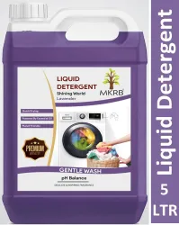 MKRB top load and front load liquid detergent, machine, Wash Detergent . Lavender Liquid Detergent (5000 ml)
