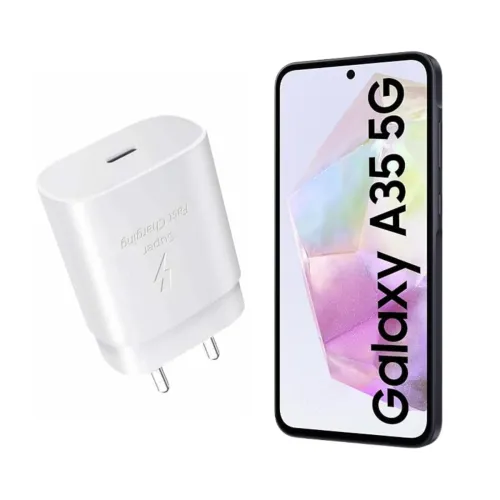 Image of MMAK 25W Charger for Samsung Galaxy A35 5G 