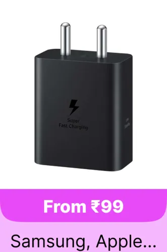 Image of Mobile Chargers starting @ ₹99 on Flipkart GOAT Sale