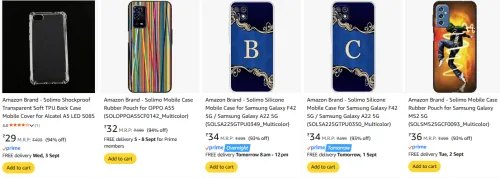 Image of Mobile covers starting @ ₹29