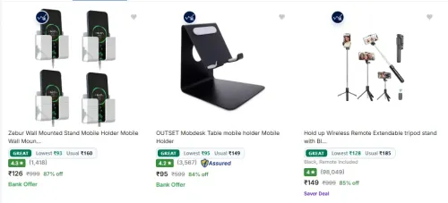Image of Mobile Stand at minimum 77% Discount