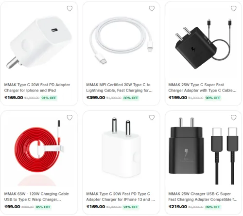 Image of Mobile & Tablet Accessories @ Up to 91% Discount