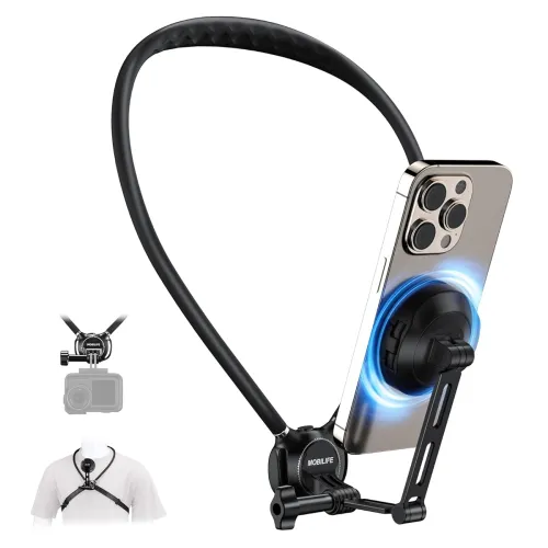 Image of MOBILIFE Magnetic Neck Phone Holder Flexible Hands