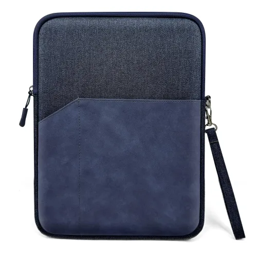 Image of MOCA 13-Inch Tablet Sleeve Carrying Case Navy Blue
