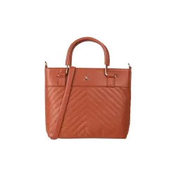Mochi Faux Leather Premium Zipper Casual Handbag For Women
