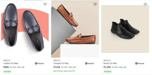Image of Mochi Men Shoes up to 63% Discount