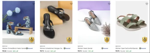 Image of Mochi women's footwear up to 68% Discount 